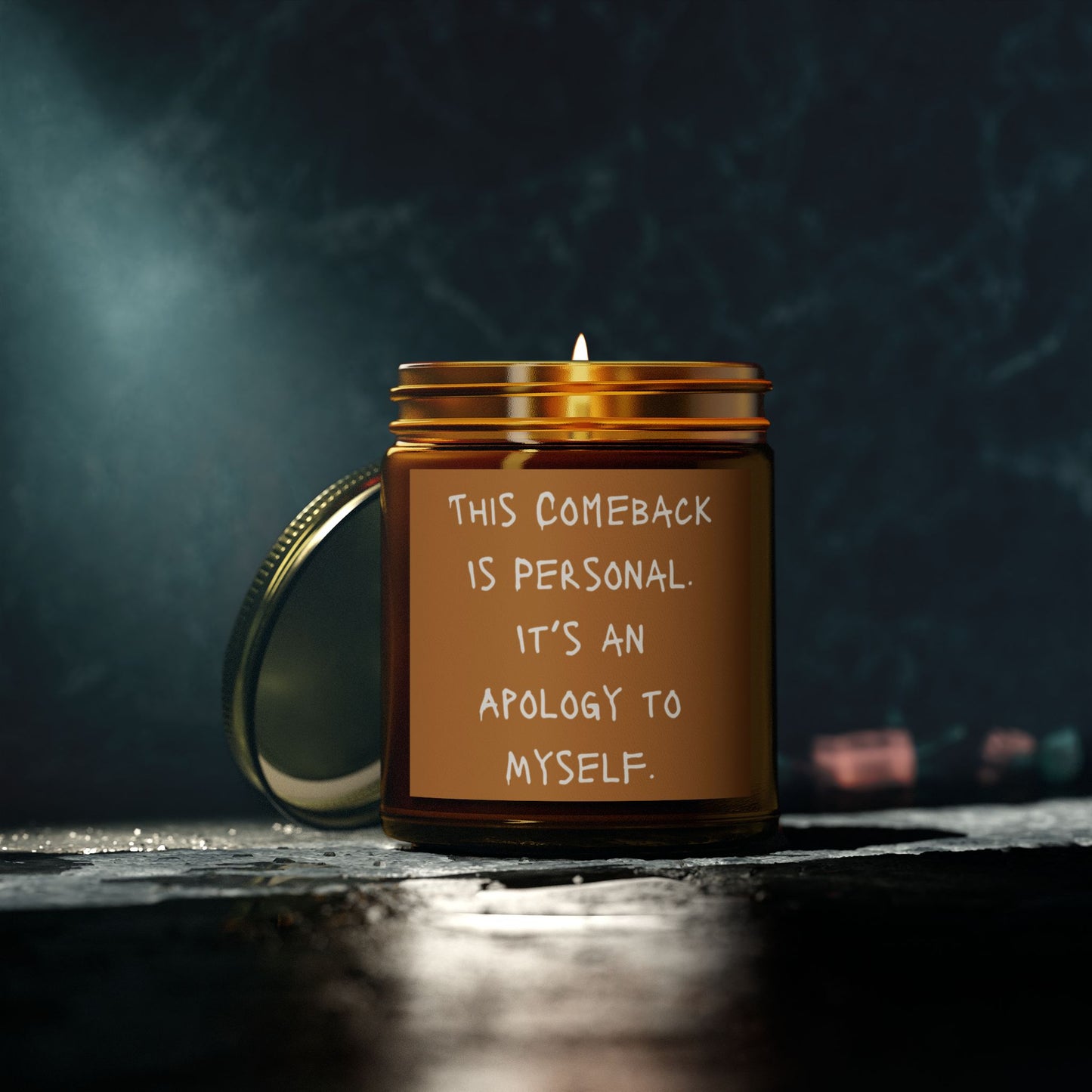 This Comeback Is Personal Scented Candles, Coconut Apricot Wax (4oz, 9oz)