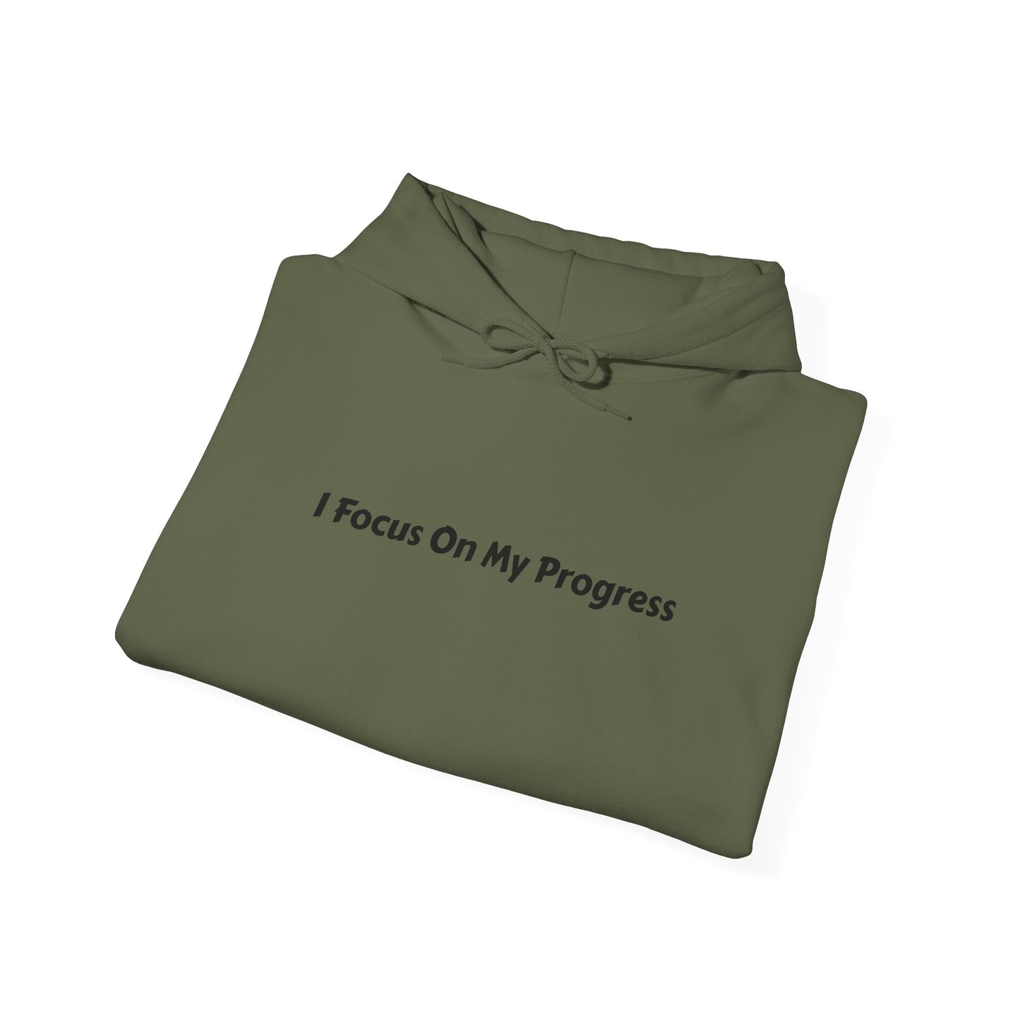 I Focus On My Progress Unisex Heavy Blend™ Hooded Sweatshirt