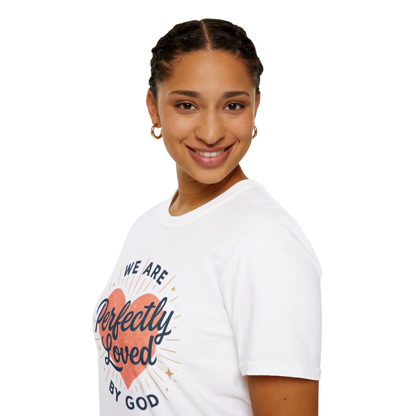 Perfectly Loved by God T-Shirt — Christian Faith Graphic Tee