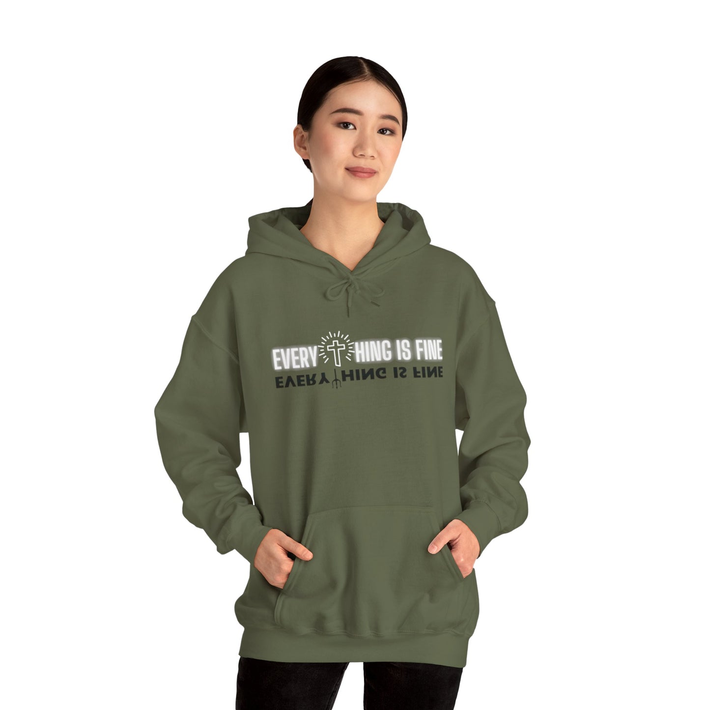 Everything Is Fine Everything Is Fine Unisex Heavy Blend™ Hooded Sweatshirt