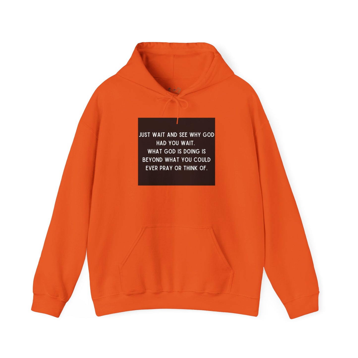 Just Wait And See Why God Had You Wait Unisex Heavy Blend™ Hooded Sweatshirt