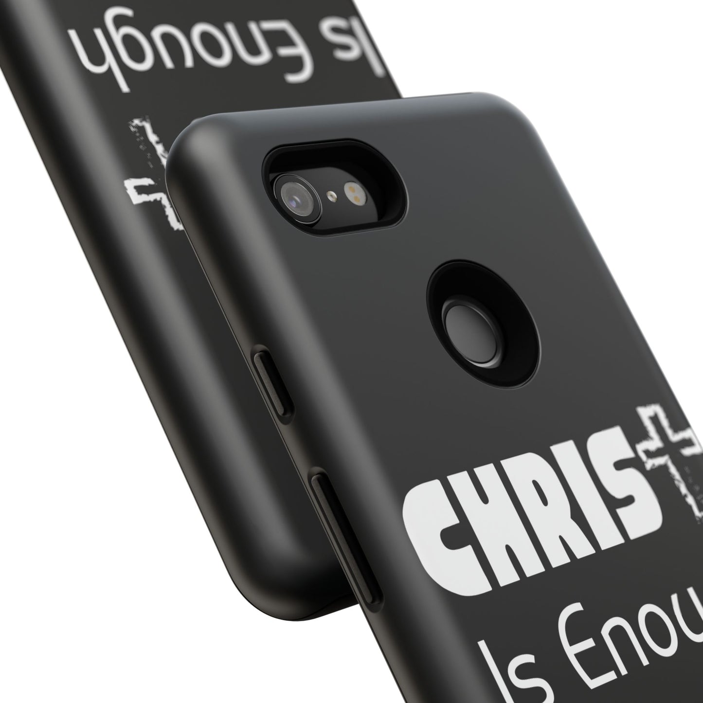 'CHRIST Is Enough' Inspirational Phone Case - Tough Cover for Faith-Loving Individuals