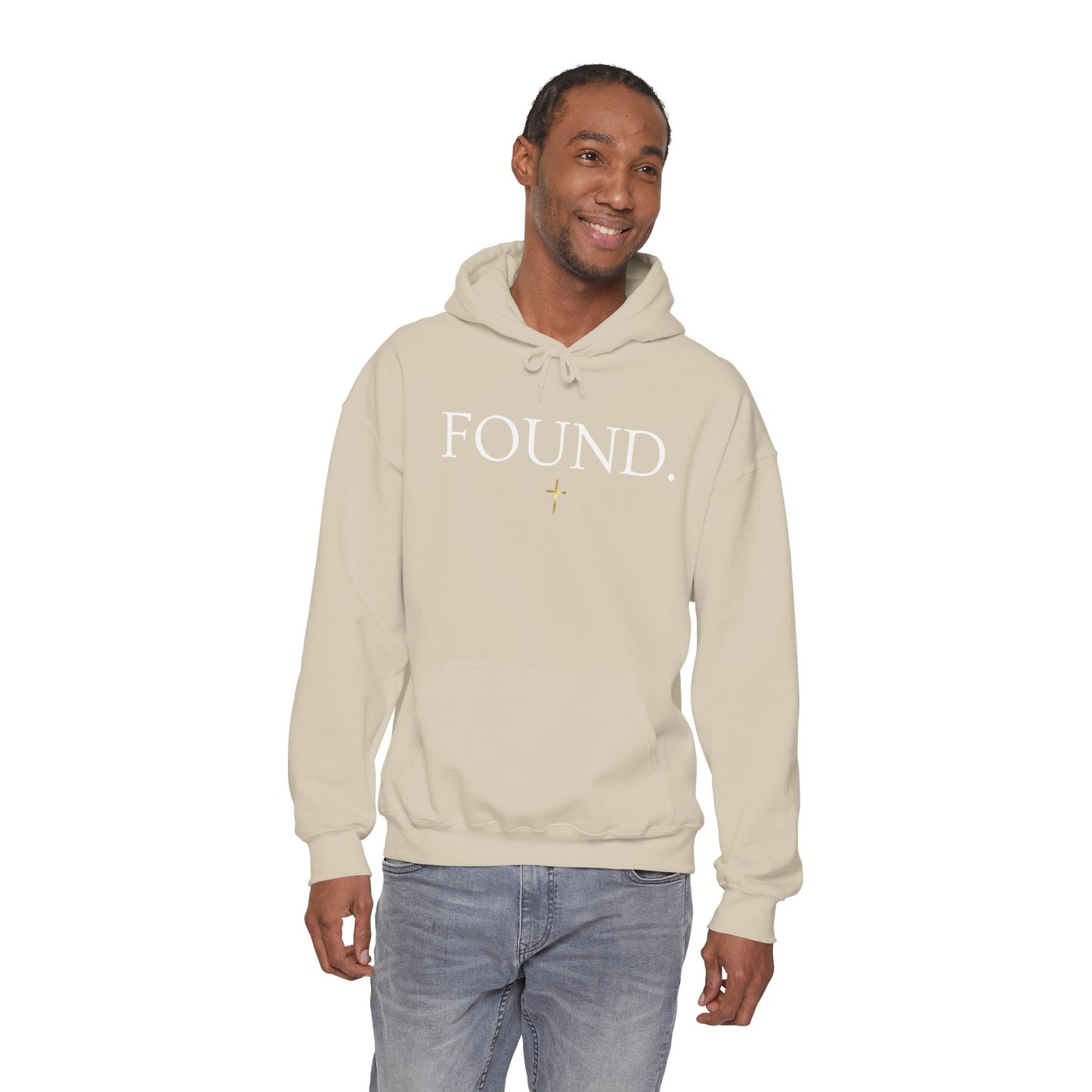 Found. Christian Hoodie — "For the Son of Man...to save the lost" Luke 19:10 Faith Pullover