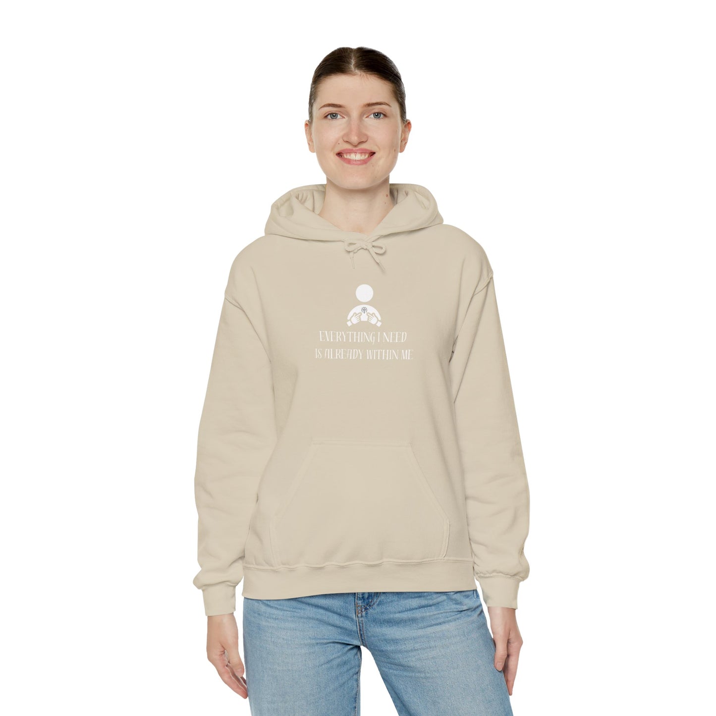 Everything I Need Is Already Within Me Unisex Heavy Blend™ Hooded Sweatshirt