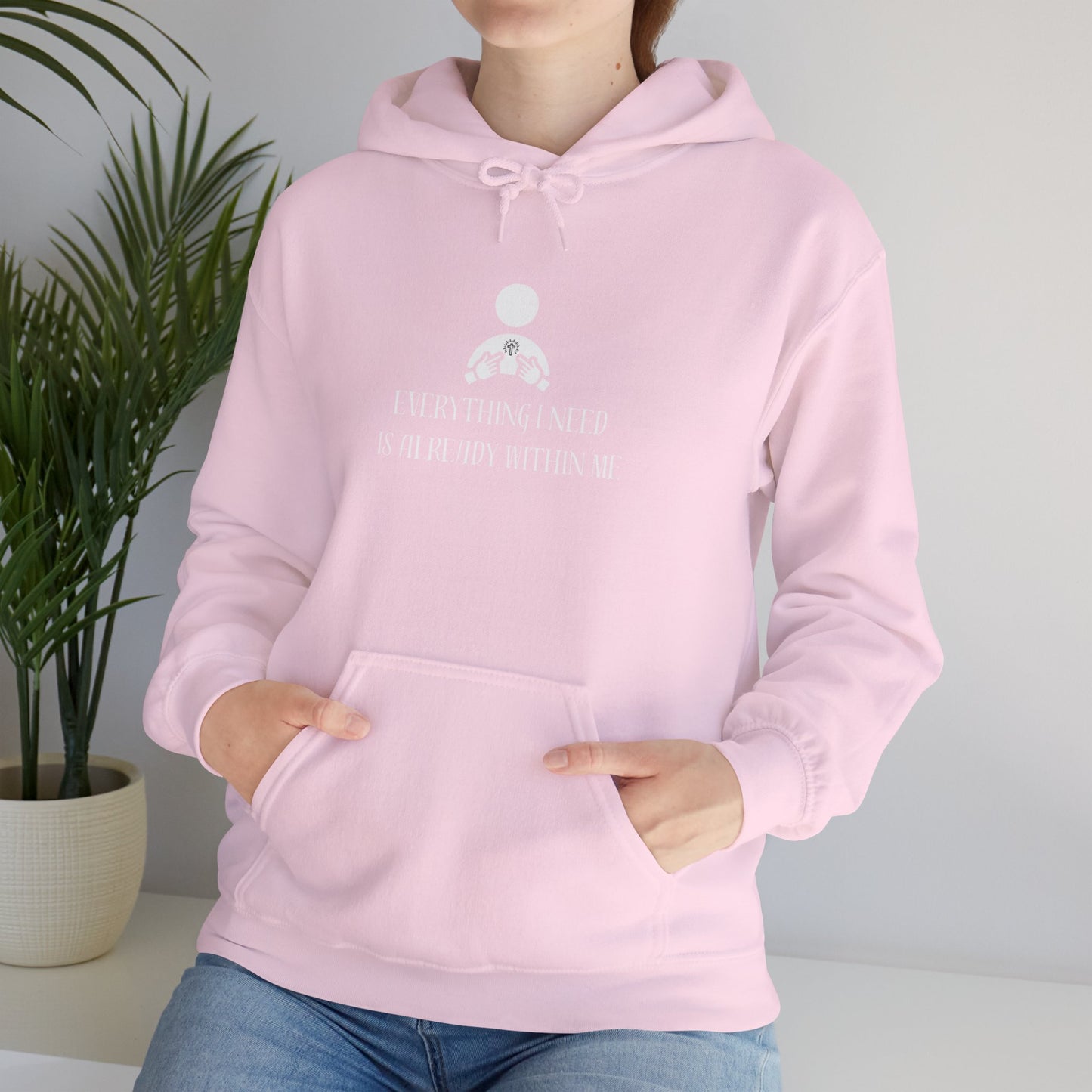 Everything I Need Is Already Within Me Unisex Heavy Blend™ Hooded Sweatshirt