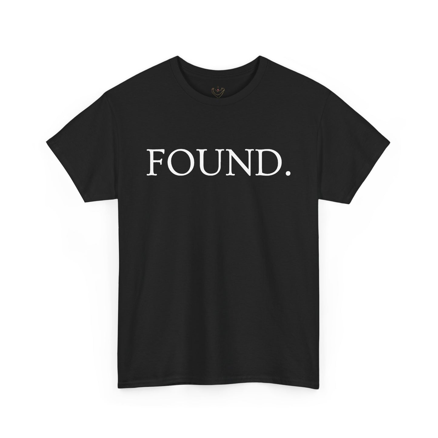 FOUND. Christian T-Shirt — Luke 19:10 Scripture Tee