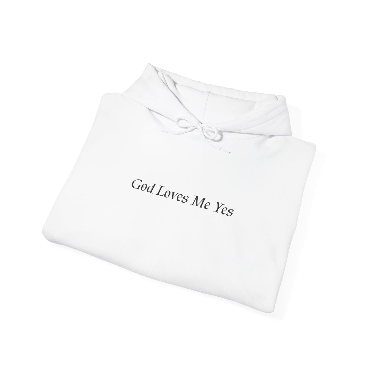 God Loves Me Yes Unisex Heavy Blend™ Hooded Sweatshirt