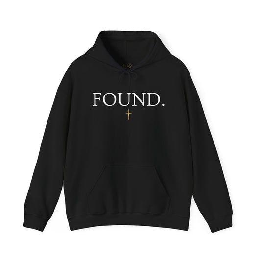 Found. Christian Hoodie — "For the Son of Man...to save the lost" Luke 19:10 Faith Pullover
