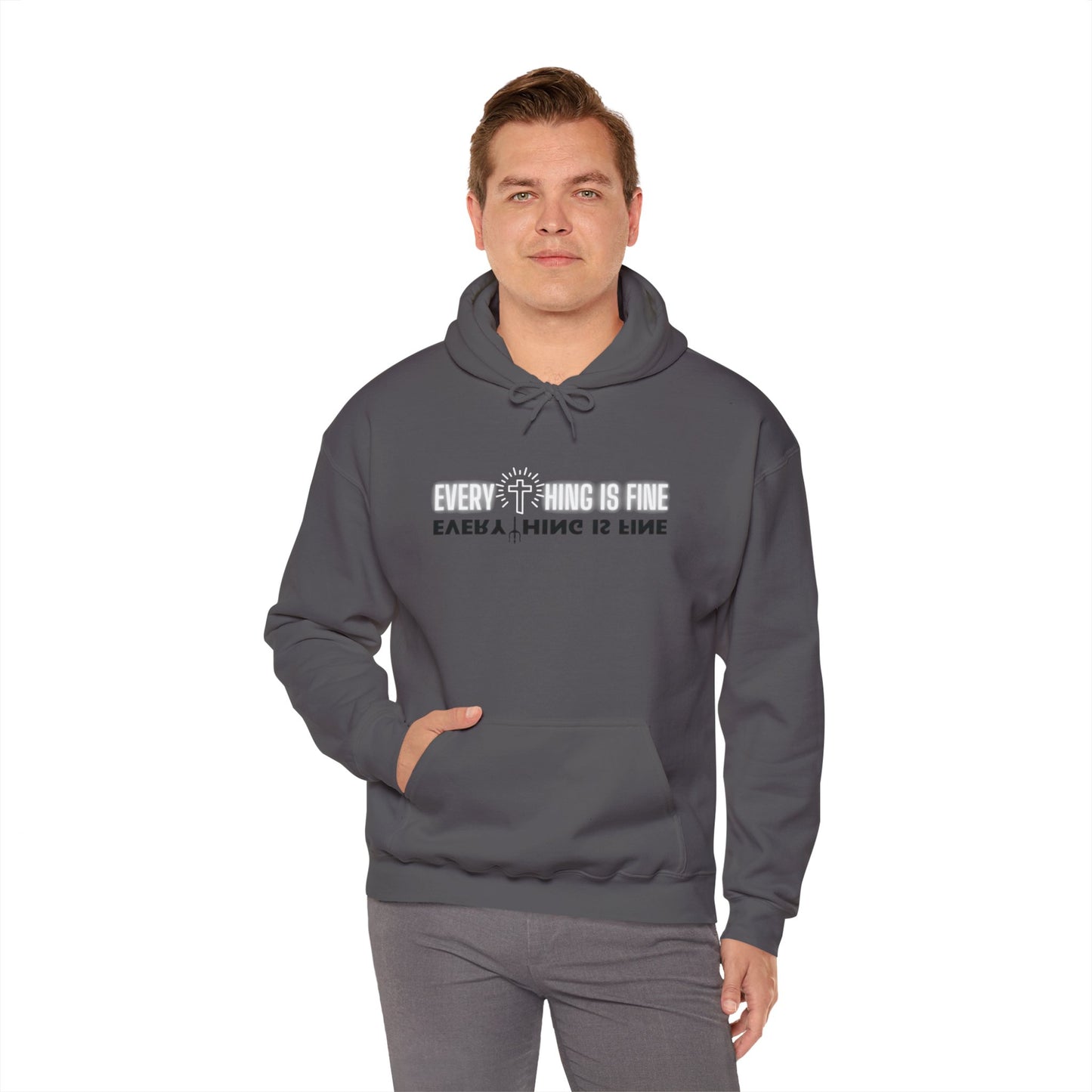 Everything Is Fine Everything Is Fine Unisex Heavy Blend™ Hooded Sweatshirt