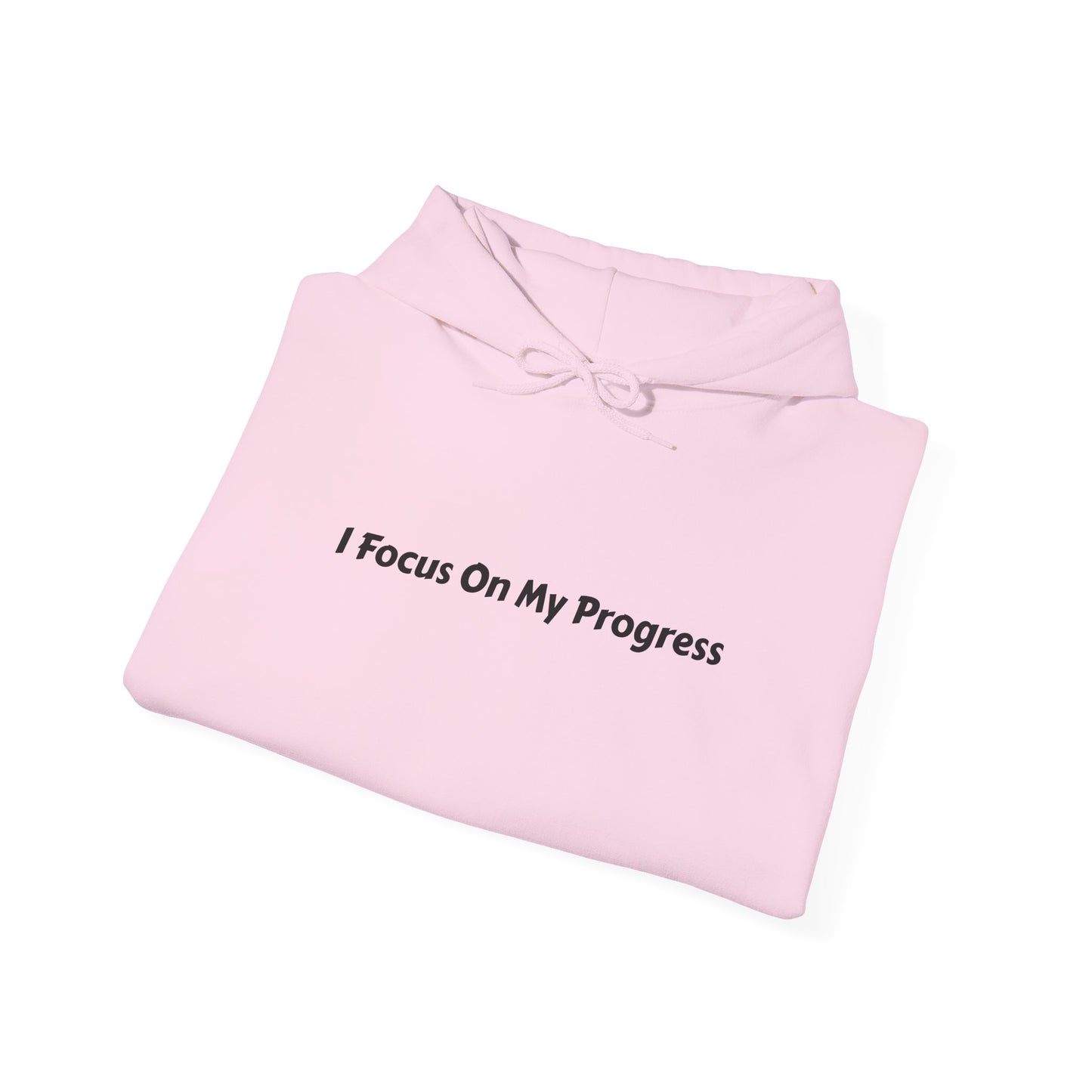 I Focus On My Progress Unisex Heavy Blend™ Hooded Sweatshirt