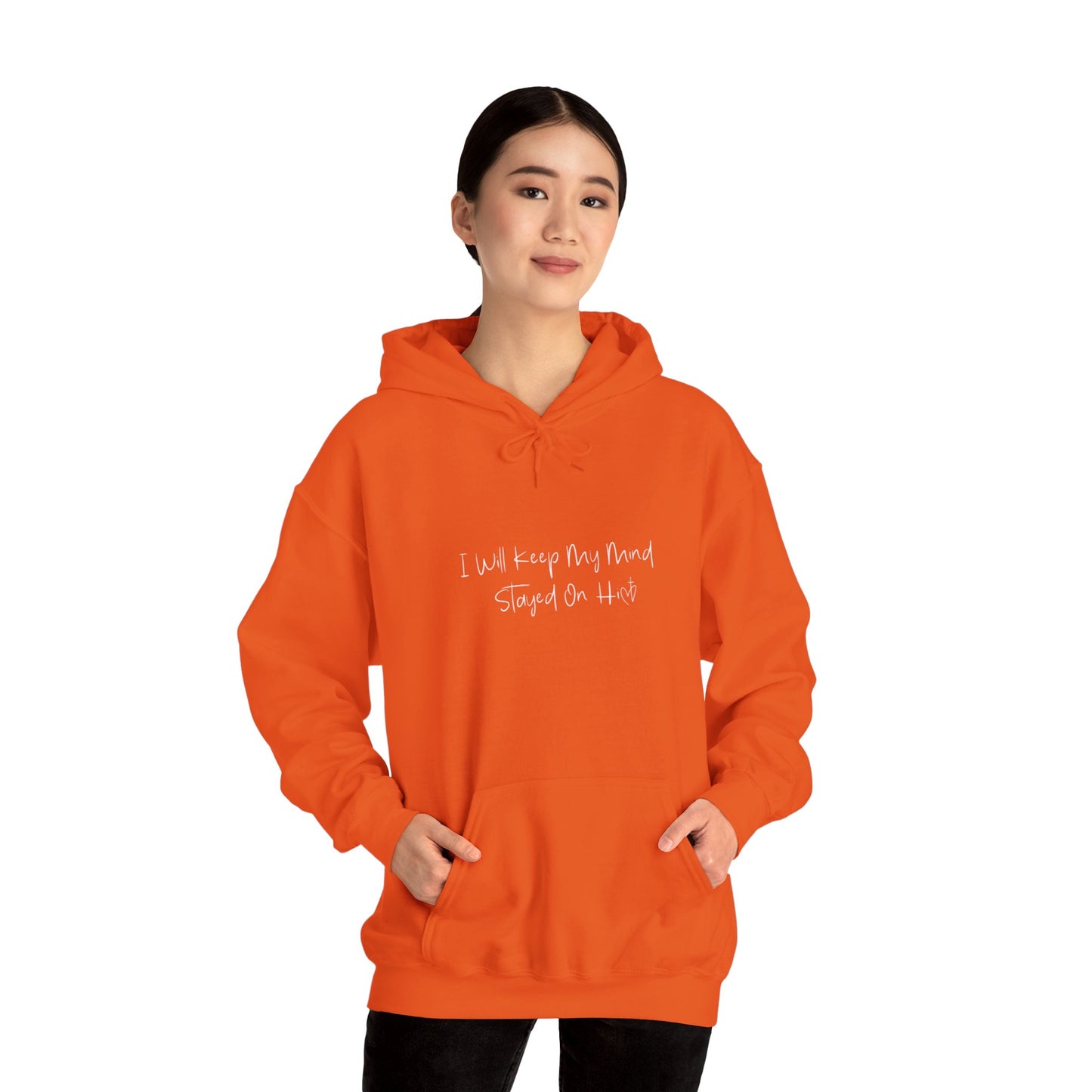 I Will Keep My Mind Stayed On Him Unisex Heavy Blend™ Hooded Sweatshirt