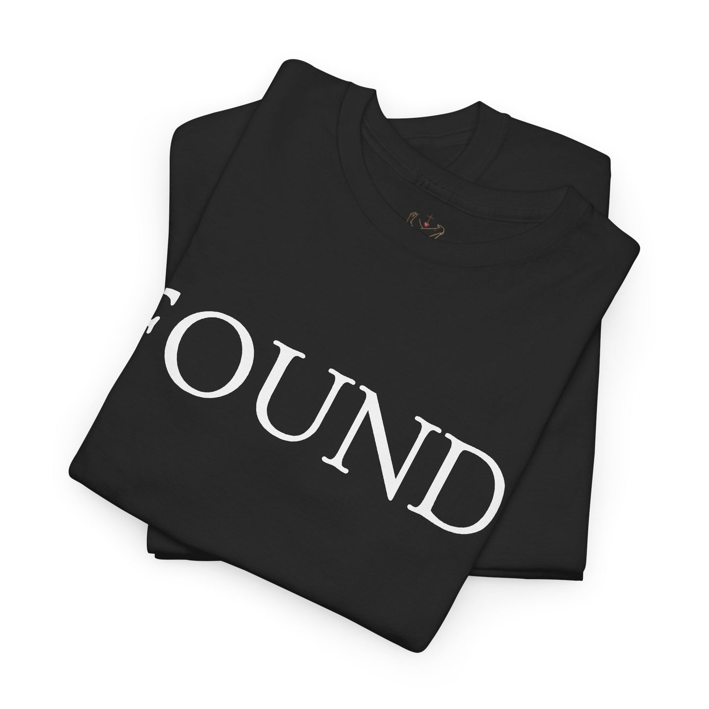 FOUND. Christian T-Shirt — Luke 19:10 Scripture Tee