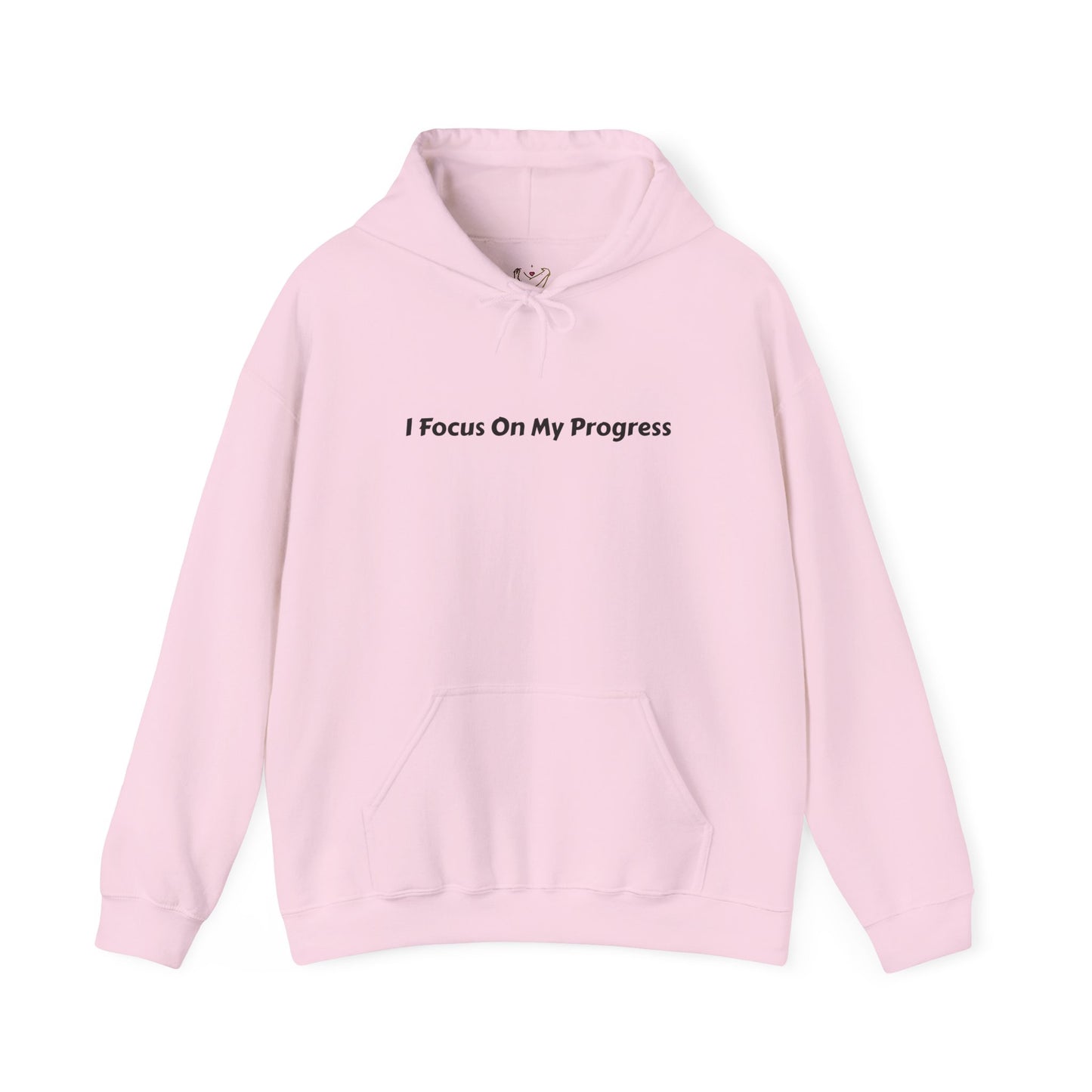 I Focus On My Progress Unisex Heavy Blend™ Hooded Sweatshirt