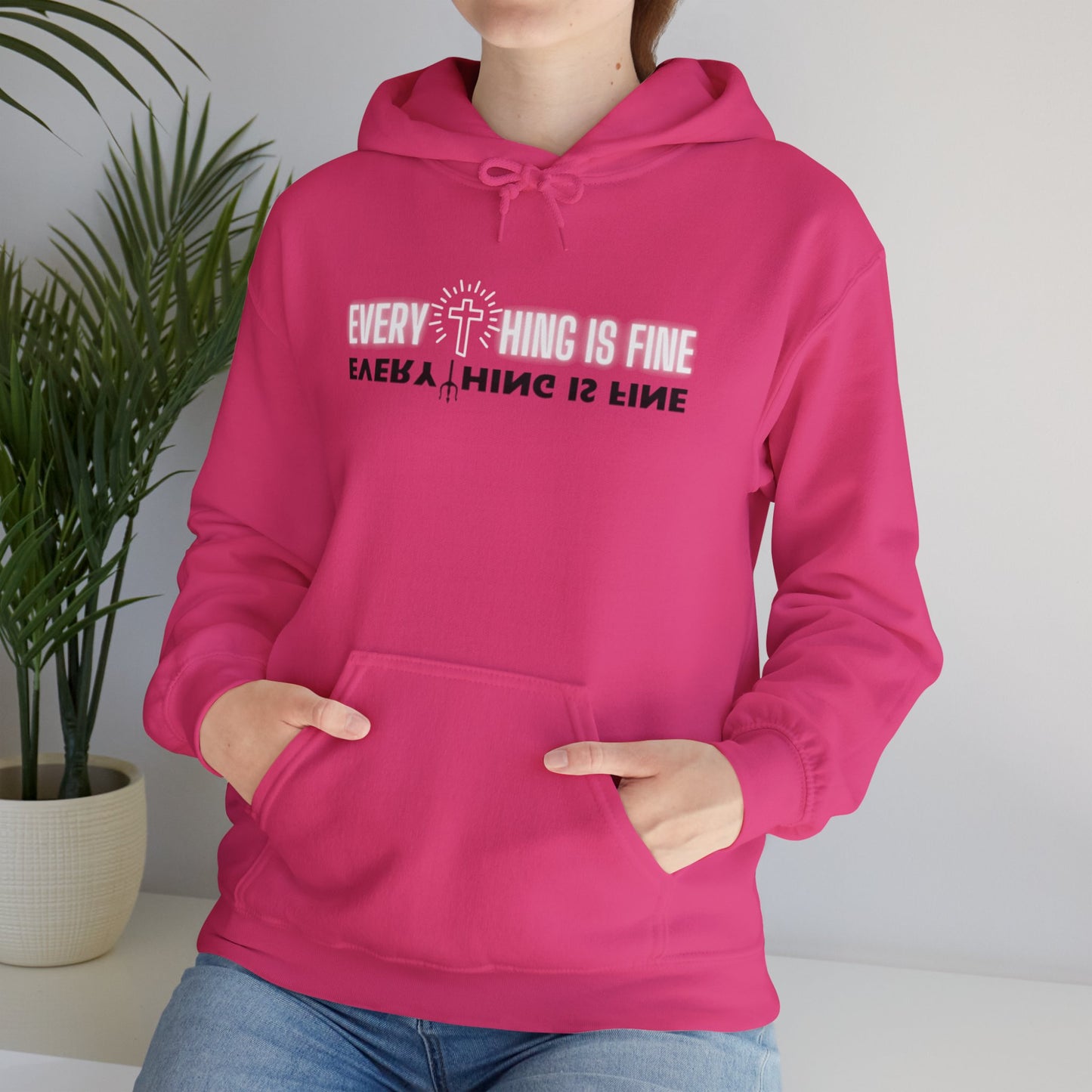 Everything Is Fine Everything Is Fine Unisex Heavy Blend™ Hooded Sweatshirt