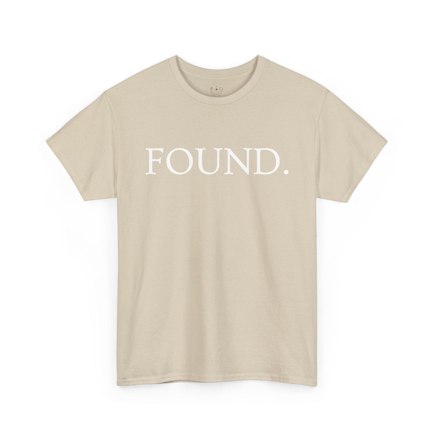 FOUND. Christian T-Shirt — Luke 19:10 Scripture Tee
