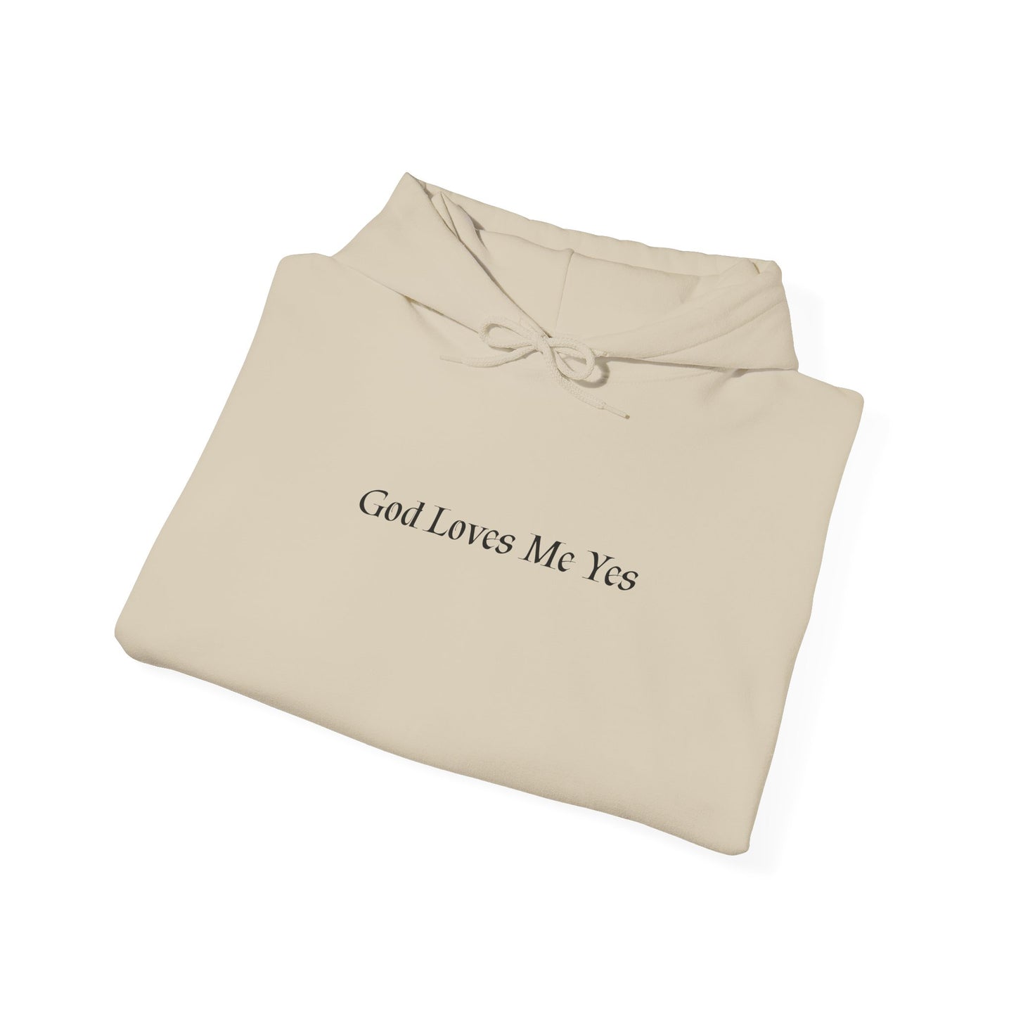 God Loves Me Yes Unisex Heavy Blend™ Hooded Sweatshirt