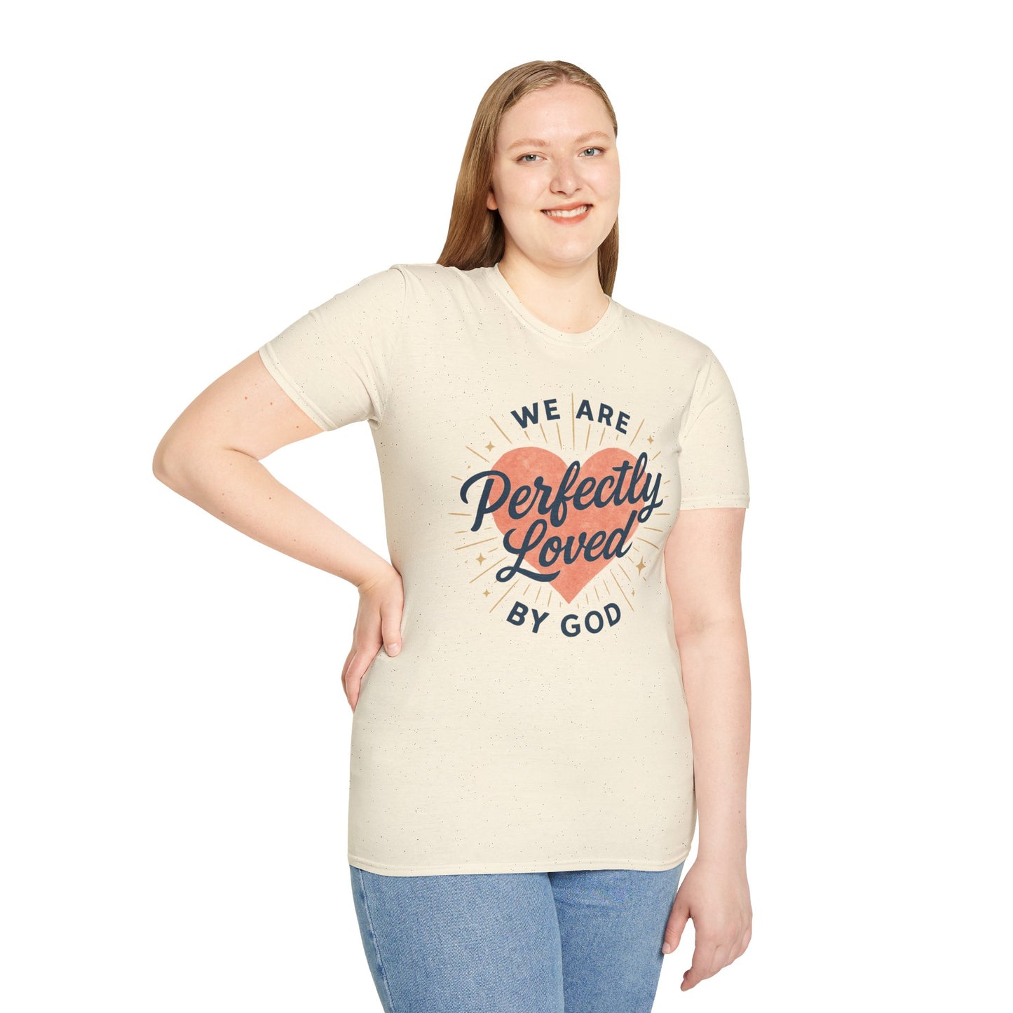 Perfectly Loved by God T-Shirt — Christian Faith Graphic Tee