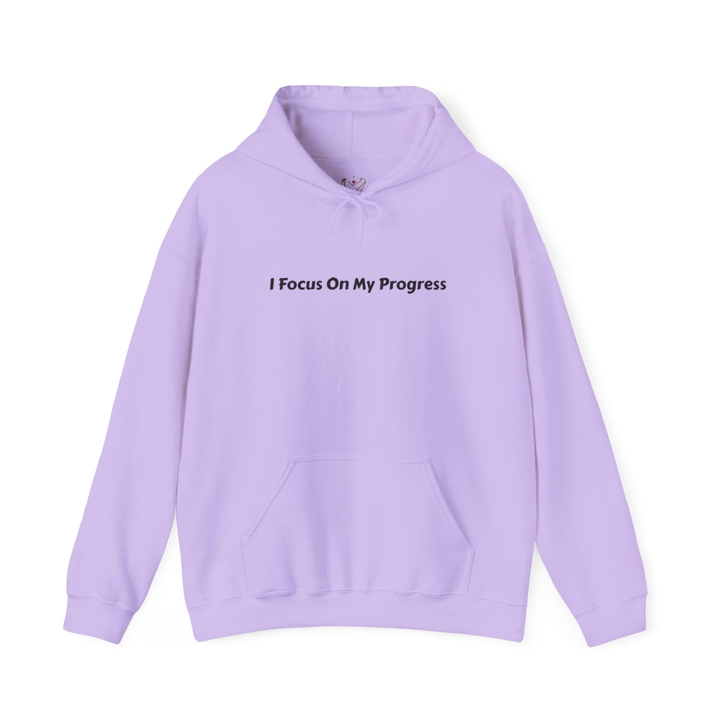 I Focus On My Progress Unisex Heavy Blend™ Hooded Sweatshirt