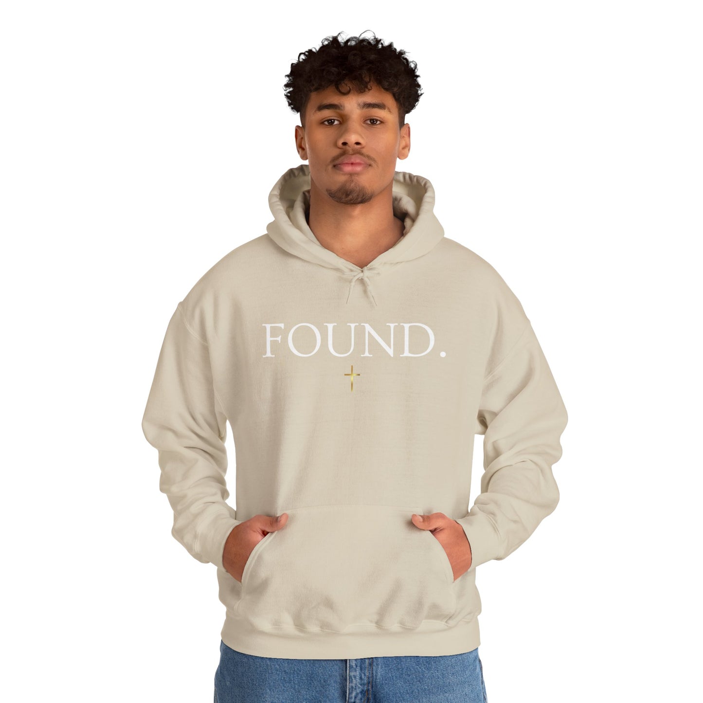Found. Christian Hoodie — "For the Son of Man...to save the lost" Luke 19:10 Faith Pullover