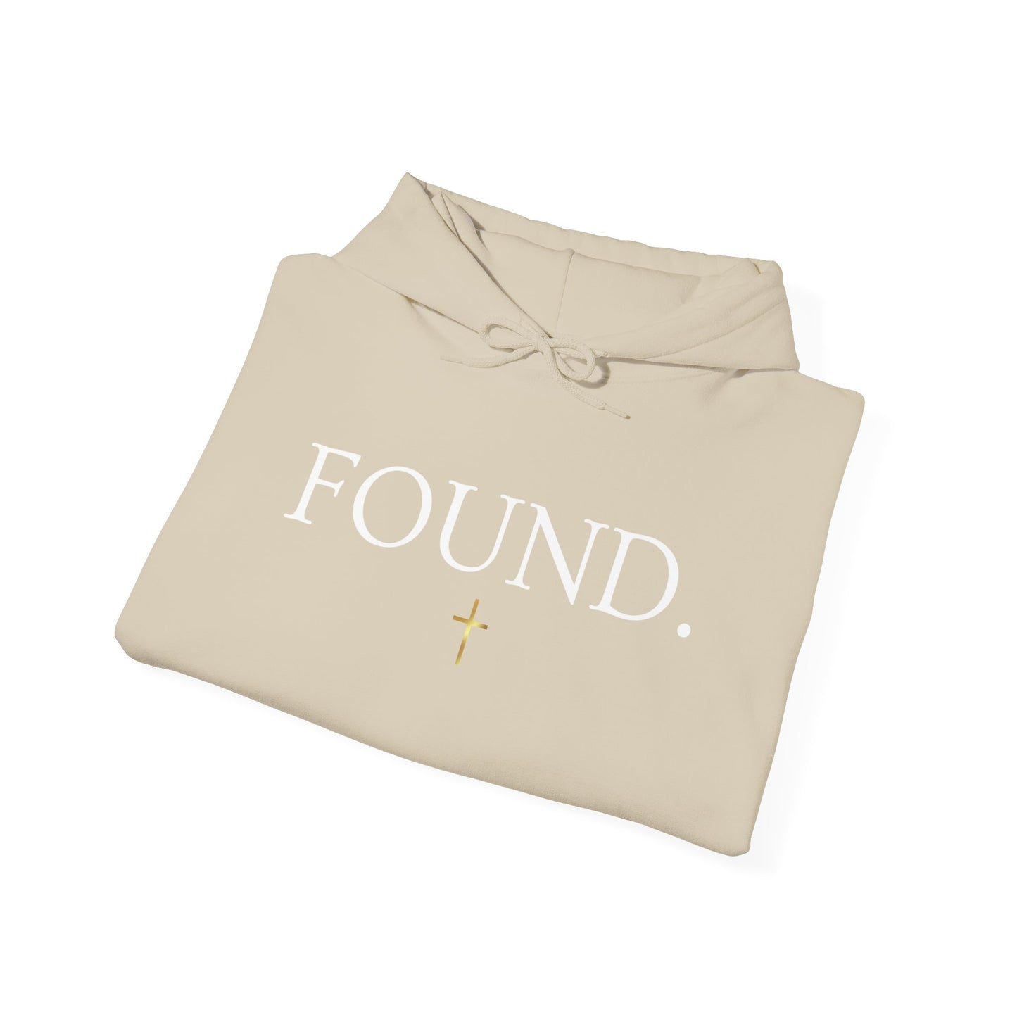 Found. Christian Hoodie — "For the Son of Man...to save the lost" Luke 19:10 Faith Pullover