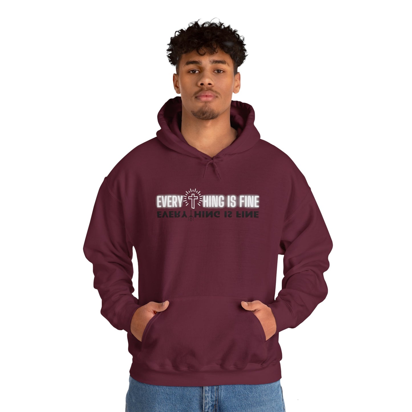 Everything Is Fine Everything Is Fine Unisex Heavy Blend™ Hooded Sweatshirt