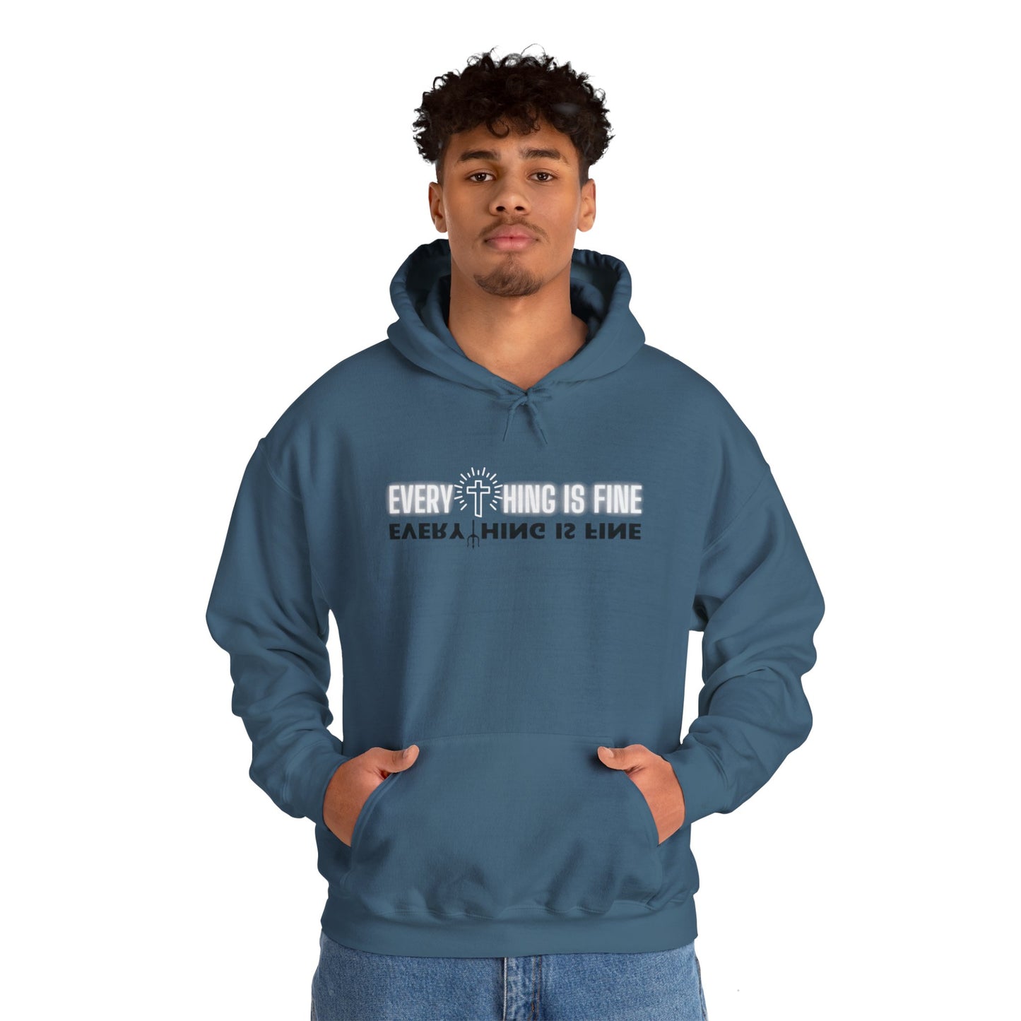 Everything Is Fine Everything Is Fine Unisex Heavy Blend™ Hooded Sweatshirt