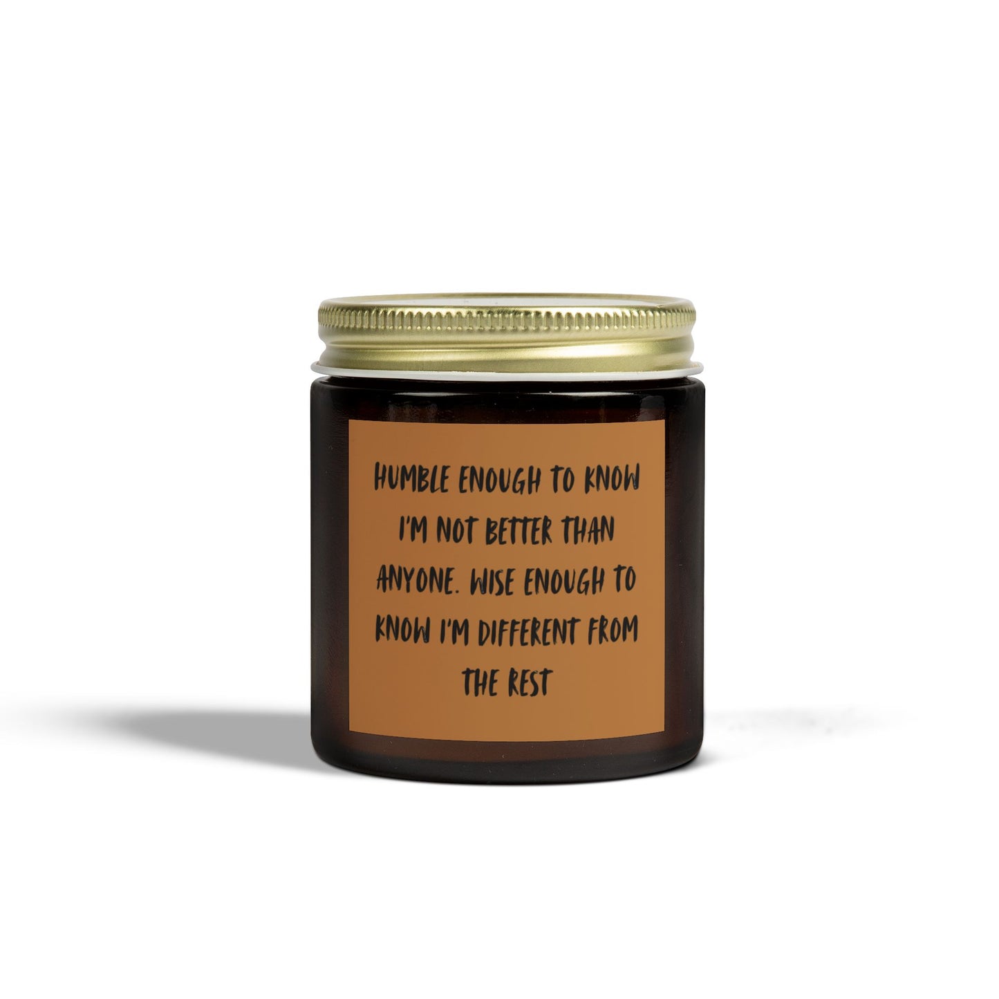 Humble Enough To Know Wise Enough To Know Scented Candles, Coconut Apricot Wax (4oz, 9oz)