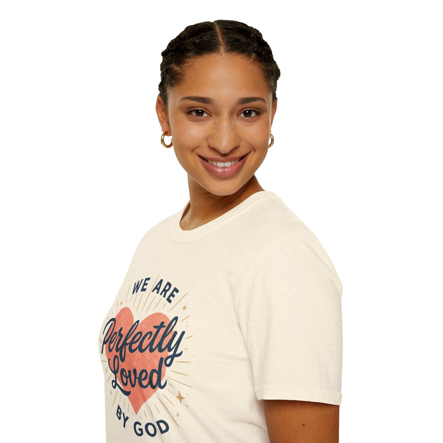Perfectly Loved by God T-Shirt — Christian Faith Graphic Tee