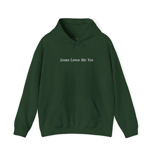 Jesus Loves Me Yes Unisex Heavy Blend™ Hooded Sweatshirt