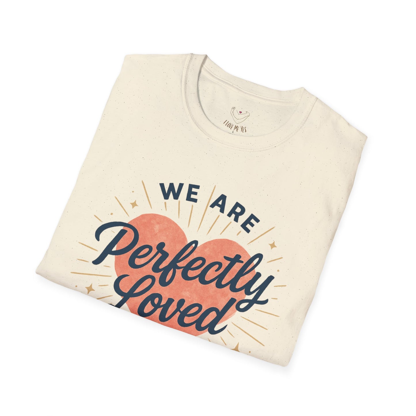 Perfectly Loved by God T-Shirt — Christian Faith Graphic Tee