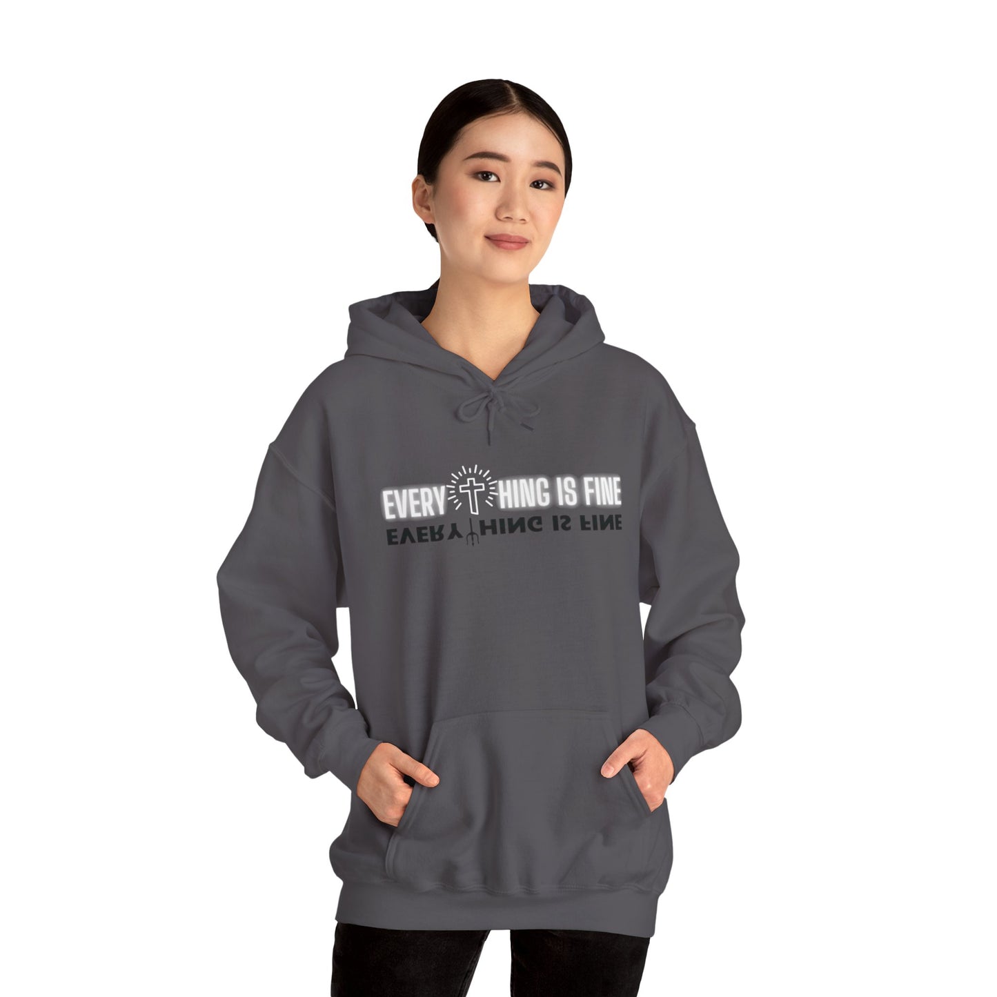 Everything Is Fine Everything Is Fine Unisex Heavy Blend™ Hooded Sweatshirt