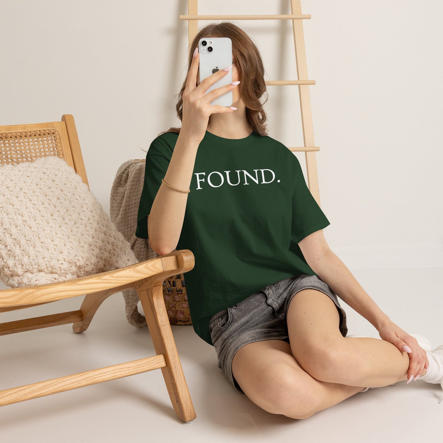 FOUND. Christian T-Shirt — Luke 19:10 Scripture Tee