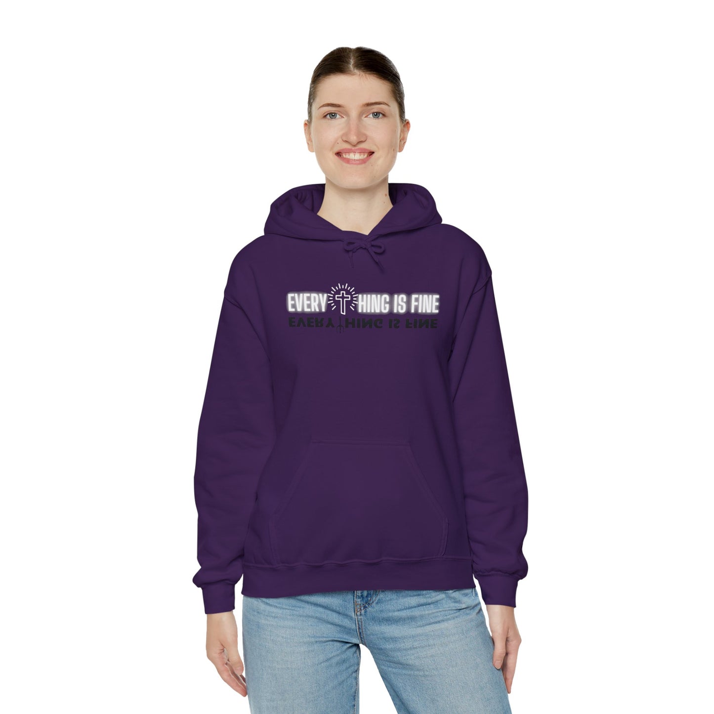 Everything Is Fine Everything Is Fine Unisex Heavy Blend™ Hooded Sweatshirt