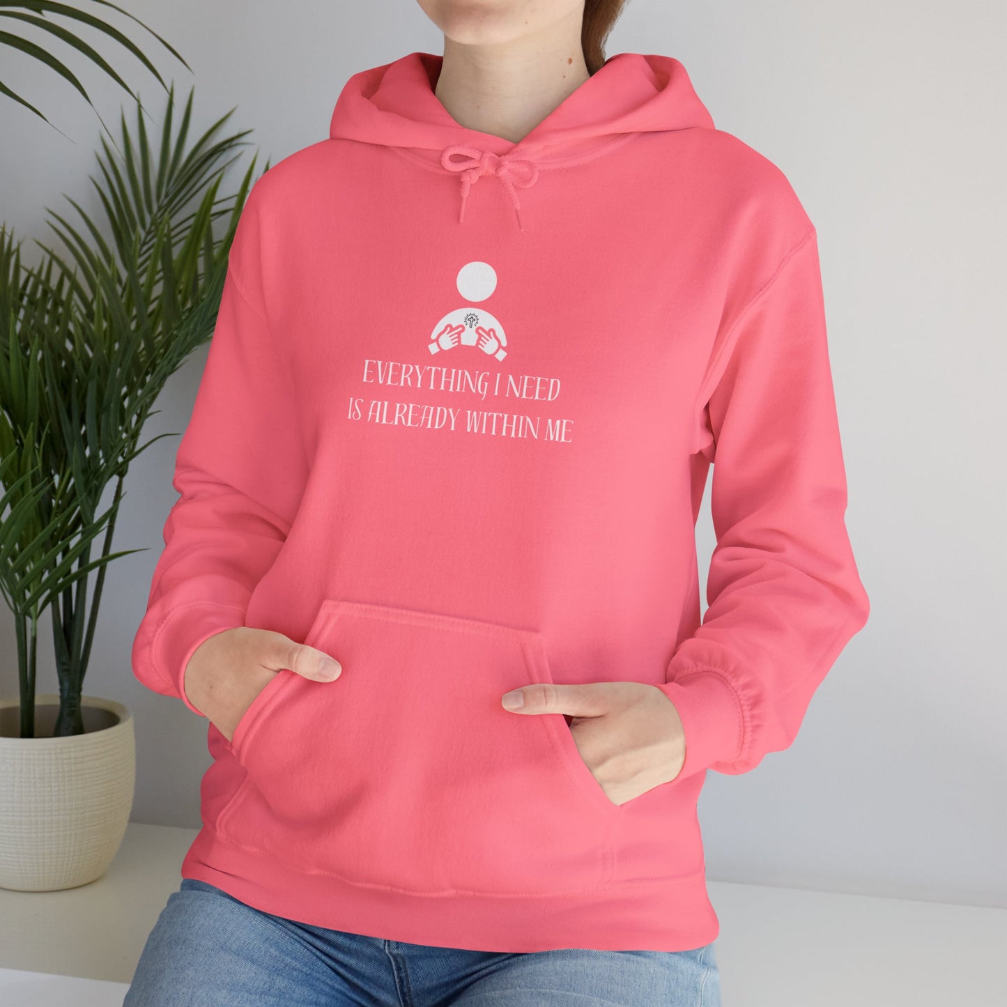 Everything I Need Is Already Within Me Unisex Heavy Blend™ Hooded Sweatshirt