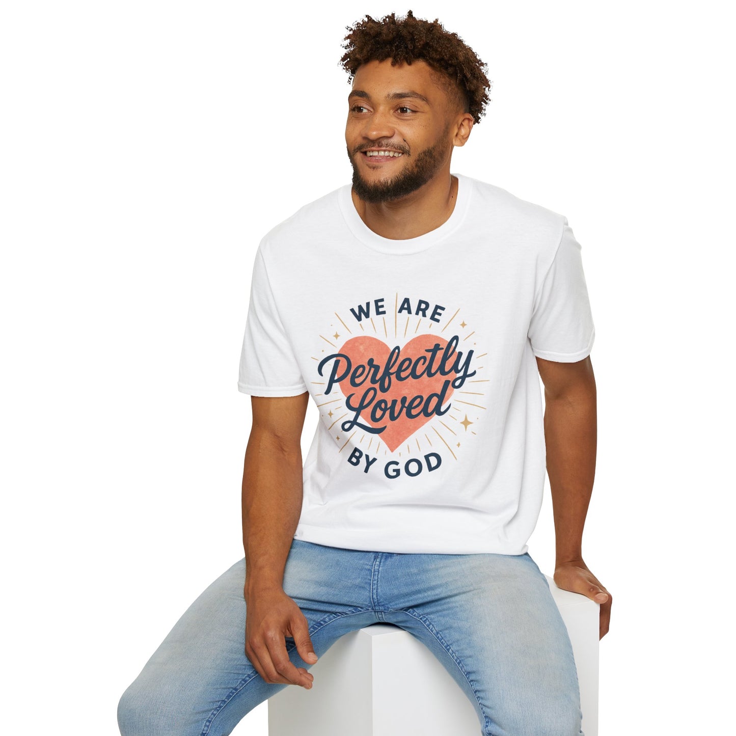 Perfectly Loved by God T-Shirt — Christian Faith Graphic Tee