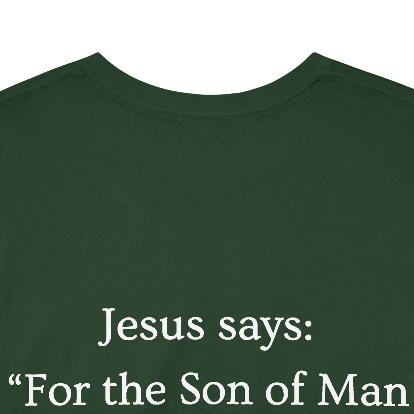 FOUND. Christian T-Shirt — Luke 19:10 Scripture Tee