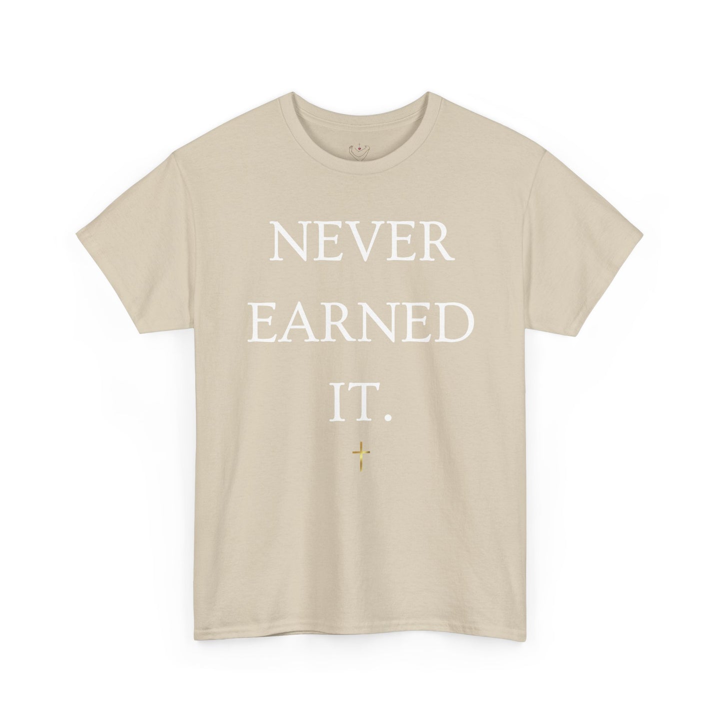Never Earned It T‑Shirt — Christian Faith Tee with Ephesians 2:8‑9 Verse