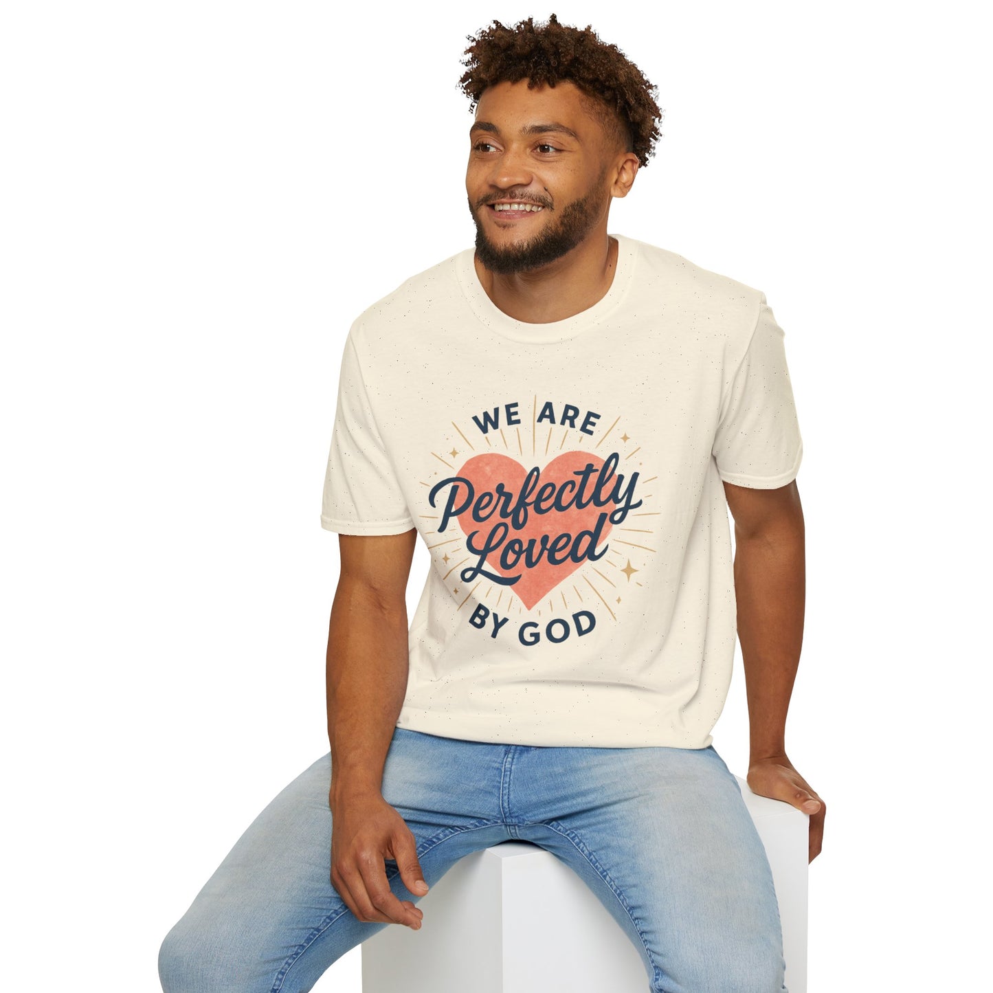 Perfectly Loved by God T-Shirt — Christian Faith Graphic Tee