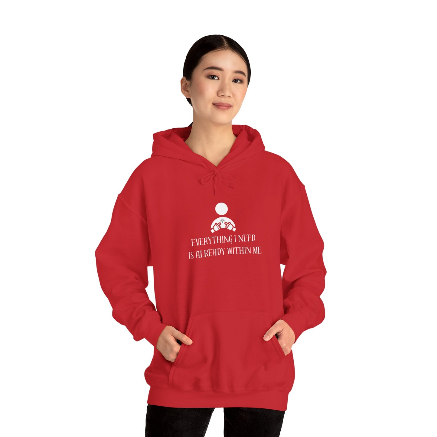 Everything I Need Is Already Within Me Unisex Heavy Blend™ Hooded Sweatshirt