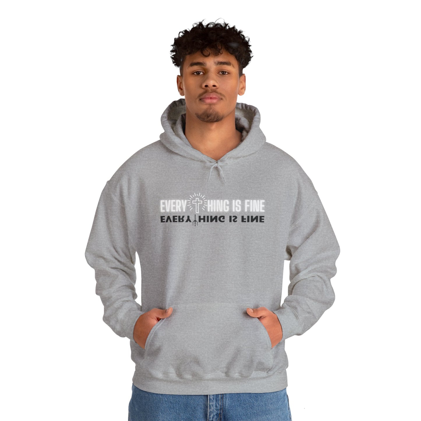 Everything Is Fine Everything Is Fine Unisex Heavy Blend™ Hooded Sweatshirt