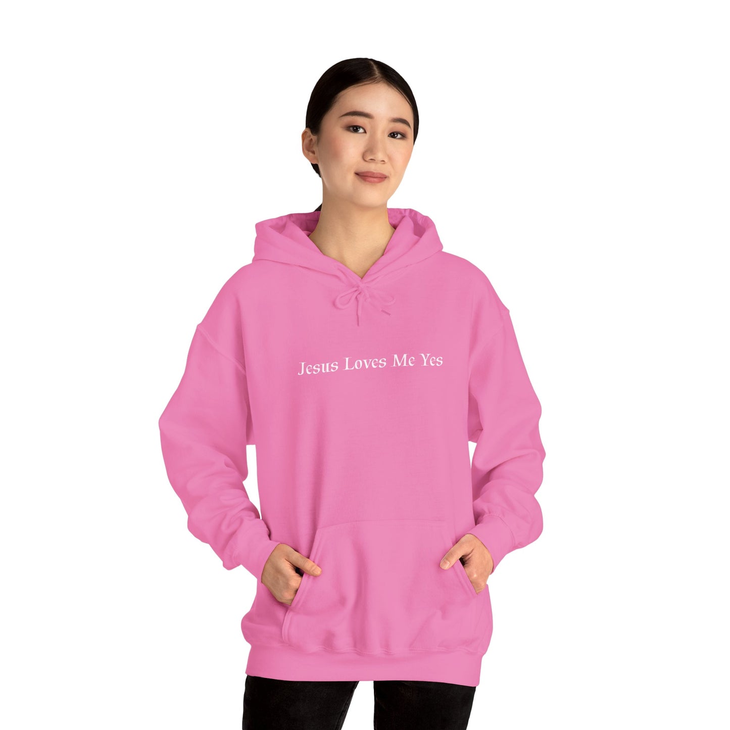 Jesus Loves Me Yes Unisex Heavy Blend™ Hooded Sweatshirt