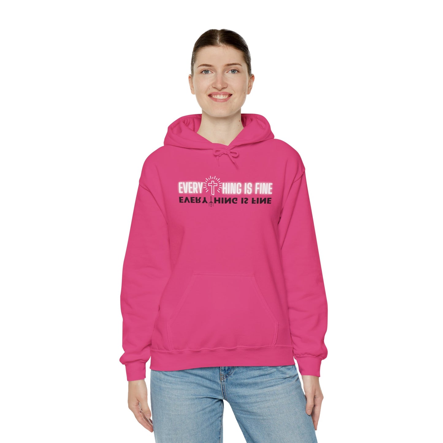 Everything Is Fine Everything Is Fine Unisex Heavy Blend™ Hooded Sweatshirt