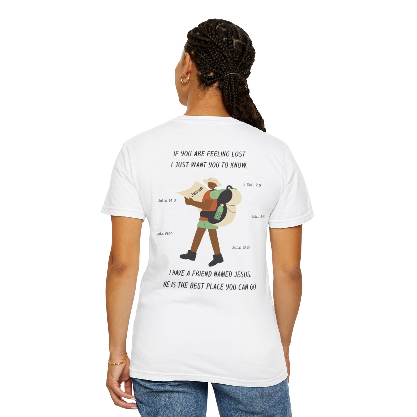 My Friend Jesus Unisex Garment-Dyed T-shirt