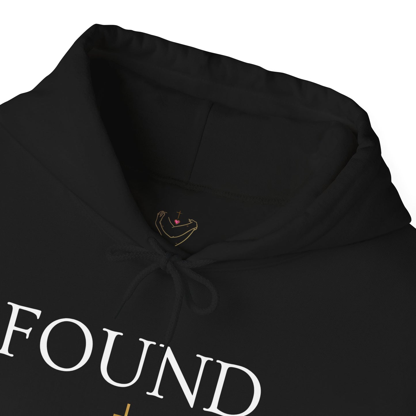Found. Christian Hoodie — "For the Son of Man...to save the lost" Luke 19:10 Faith Pullover