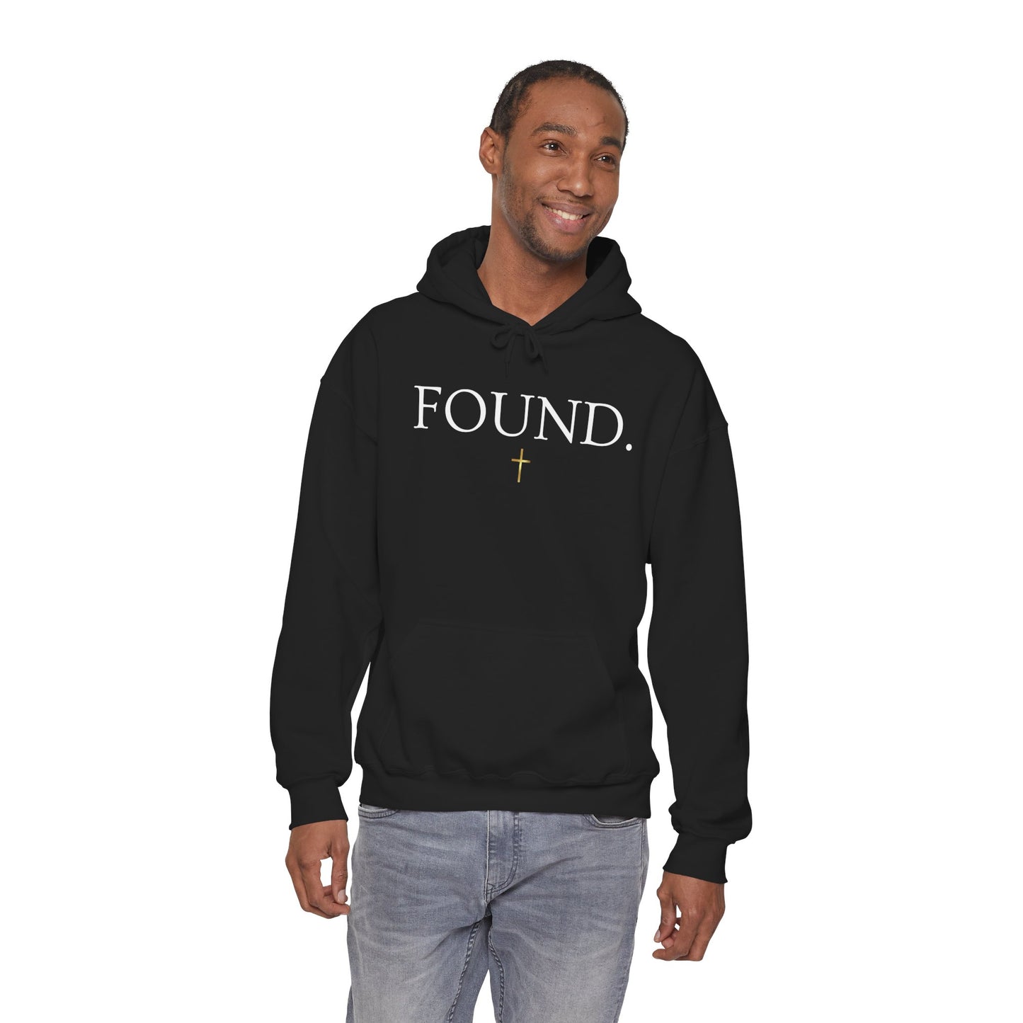 Found. Christian Hoodie — "For the Son of Man...to save the lost" Luke 19:10 Faith Pullover