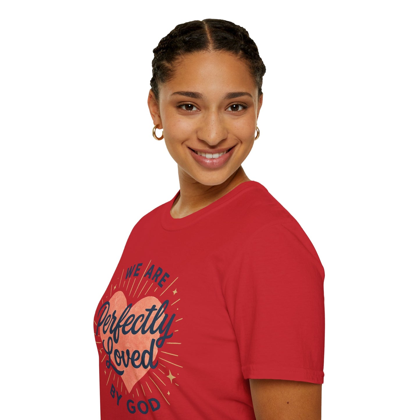 Perfectly Loved by God T-Shirt — Christian Faith Graphic Tee