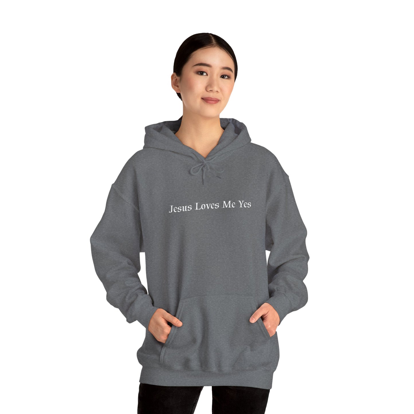 Jesus Loves Me Yes Unisex Heavy Blend™ Hooded Sweatshirt