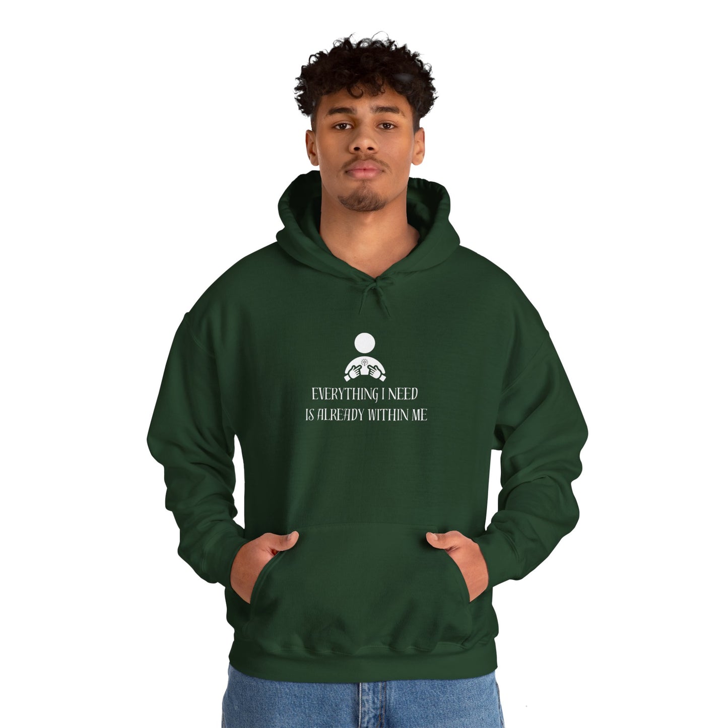 Everything I Need Is Already Within Me Unisex Heavy Blend™ Hooded Sweatshirt