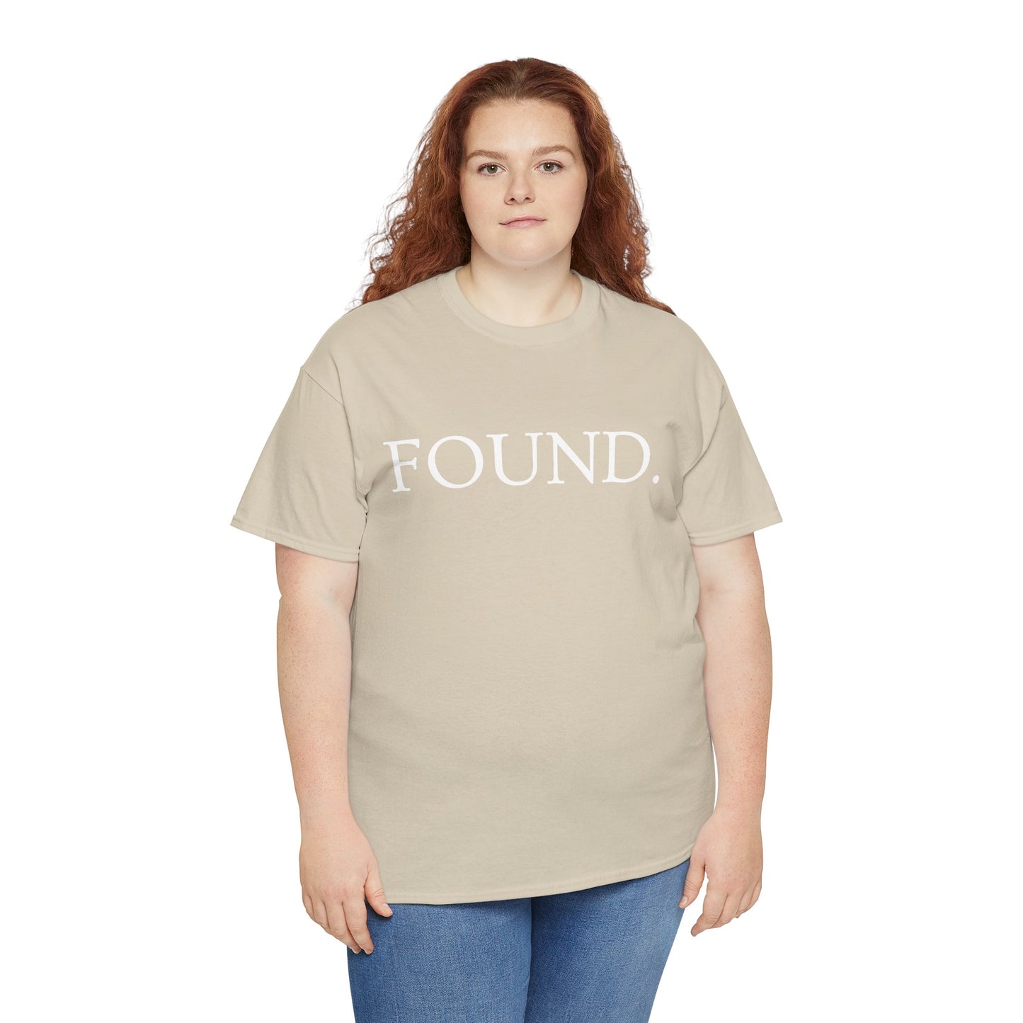 FOUND. Christian T-Shirt — Luke 19:10 Scripture Tee