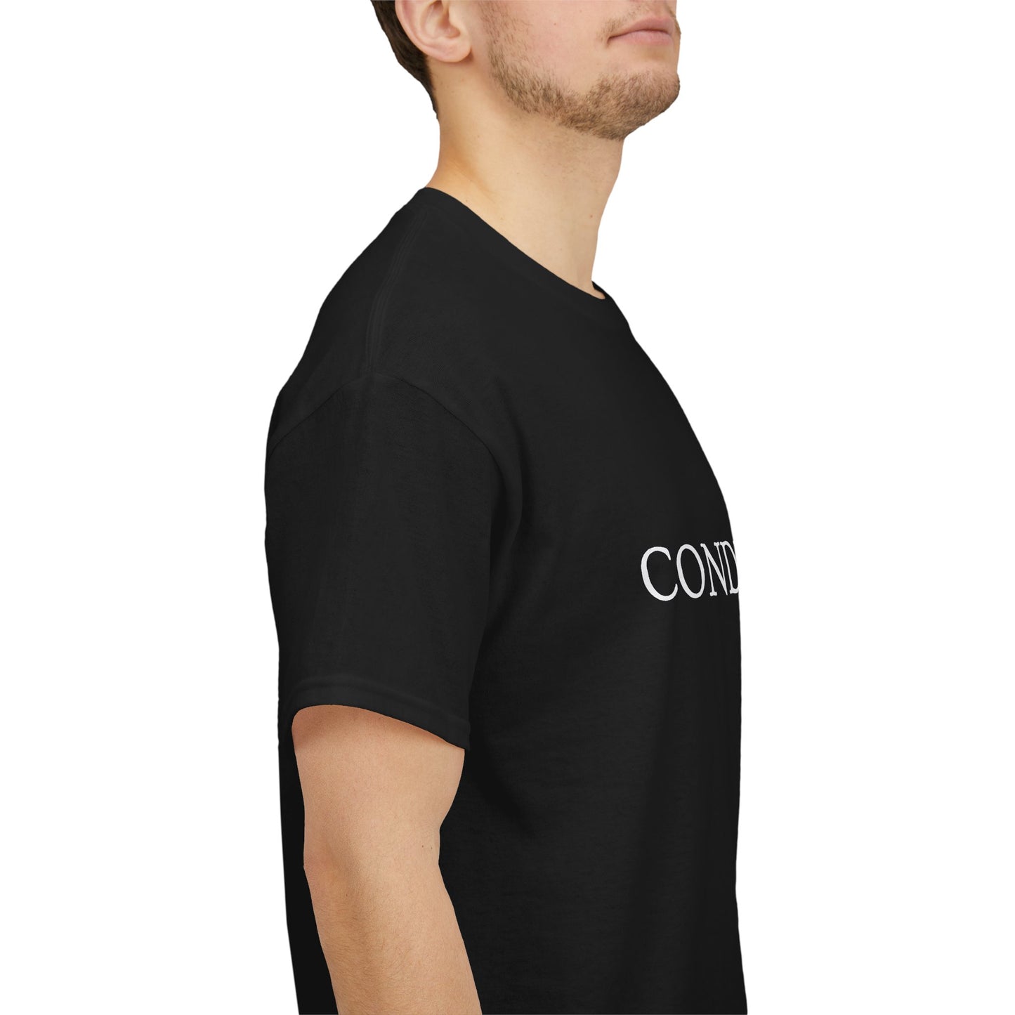 Christian Tee — "No Condemnation" Romans 8:1 Bible Verse Shirt